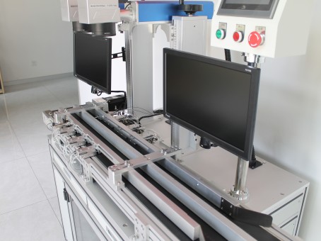 Automatic double-station laser marking machine